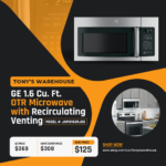 GE OVER THE RANGE MICROWAVE